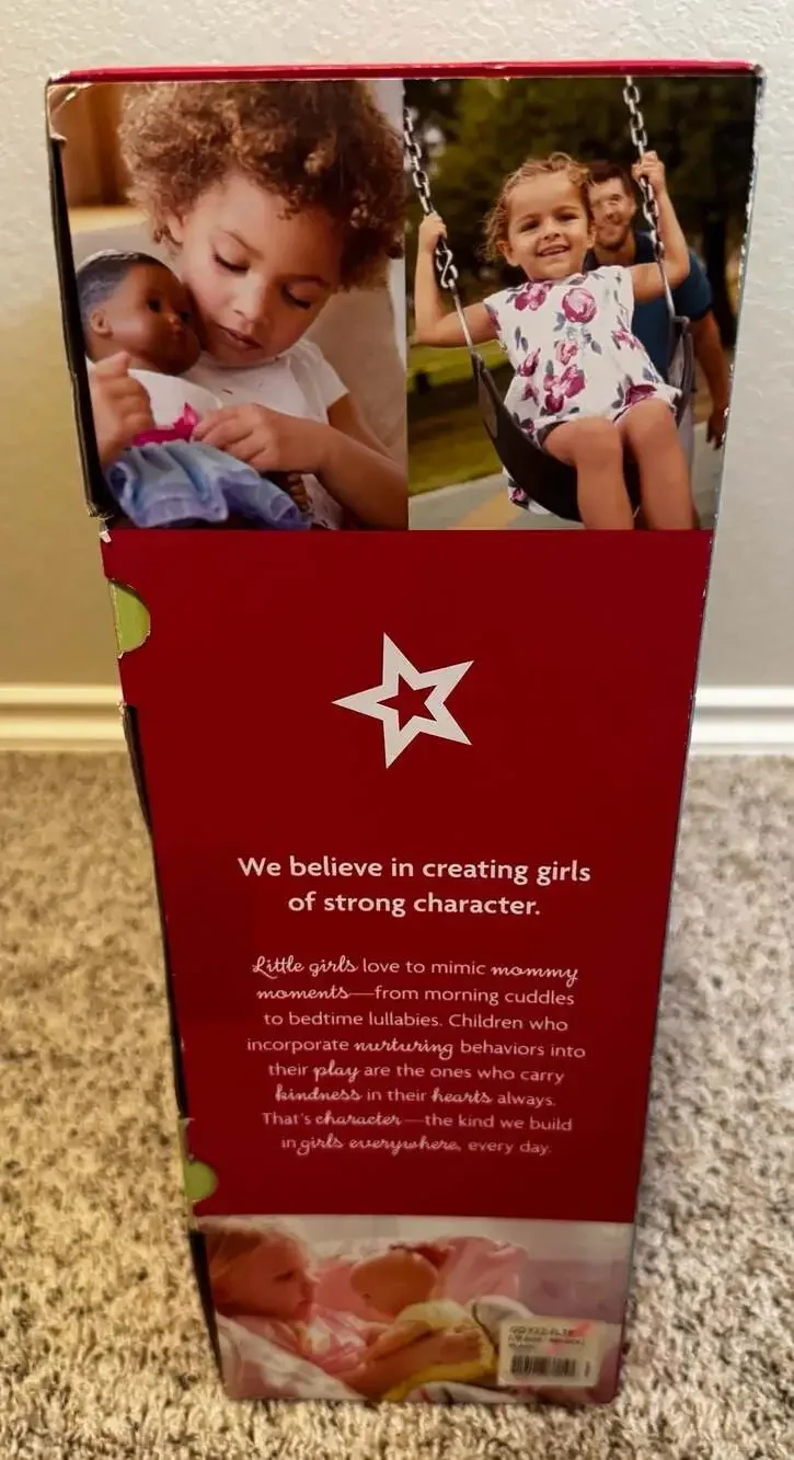 American Girl Bitty Baby Doll & Nurturing Set - Textured Black Hair, Brown Eyes
